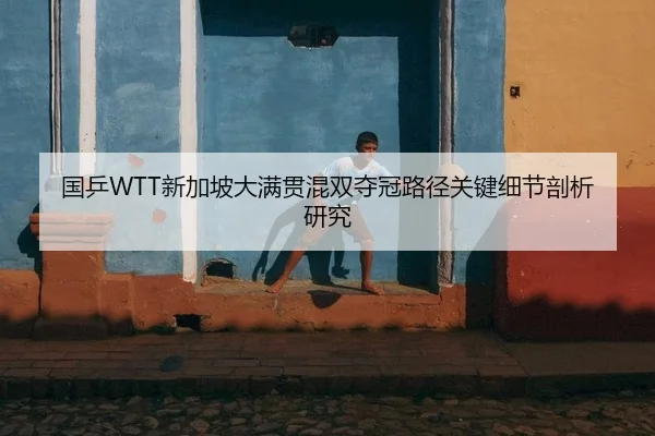 国乒WTT新加坡大满贯混双夺冠路径关键细节剖析研究
